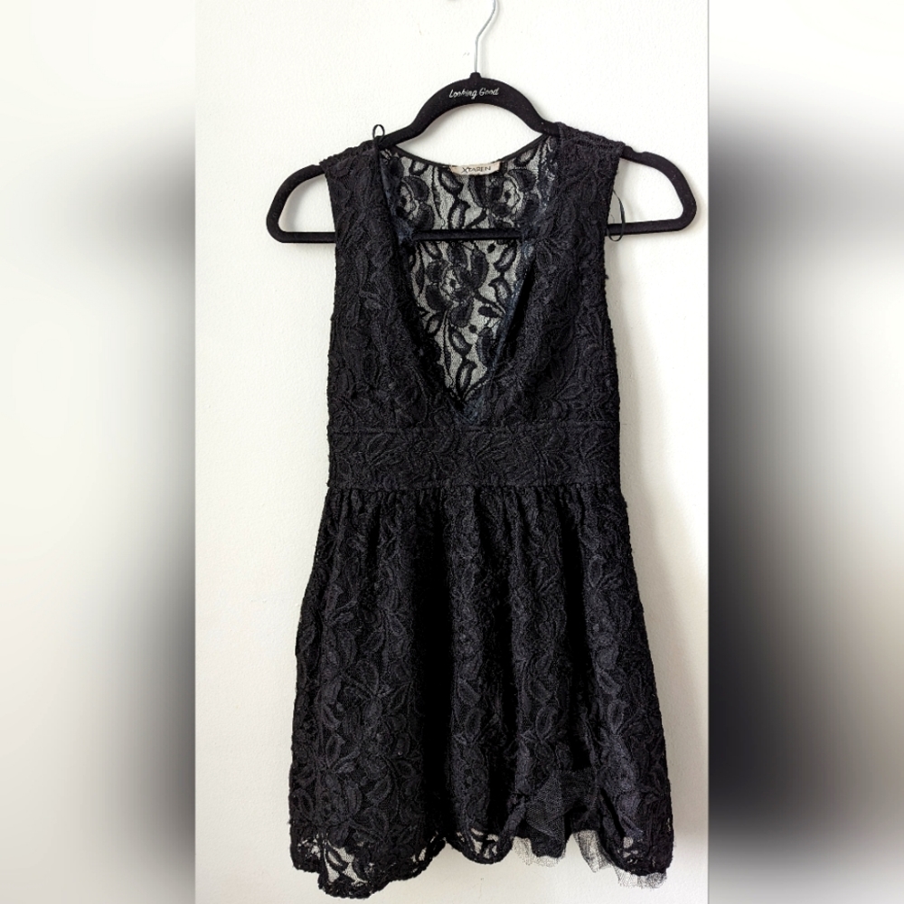 Short Black Lace Dress